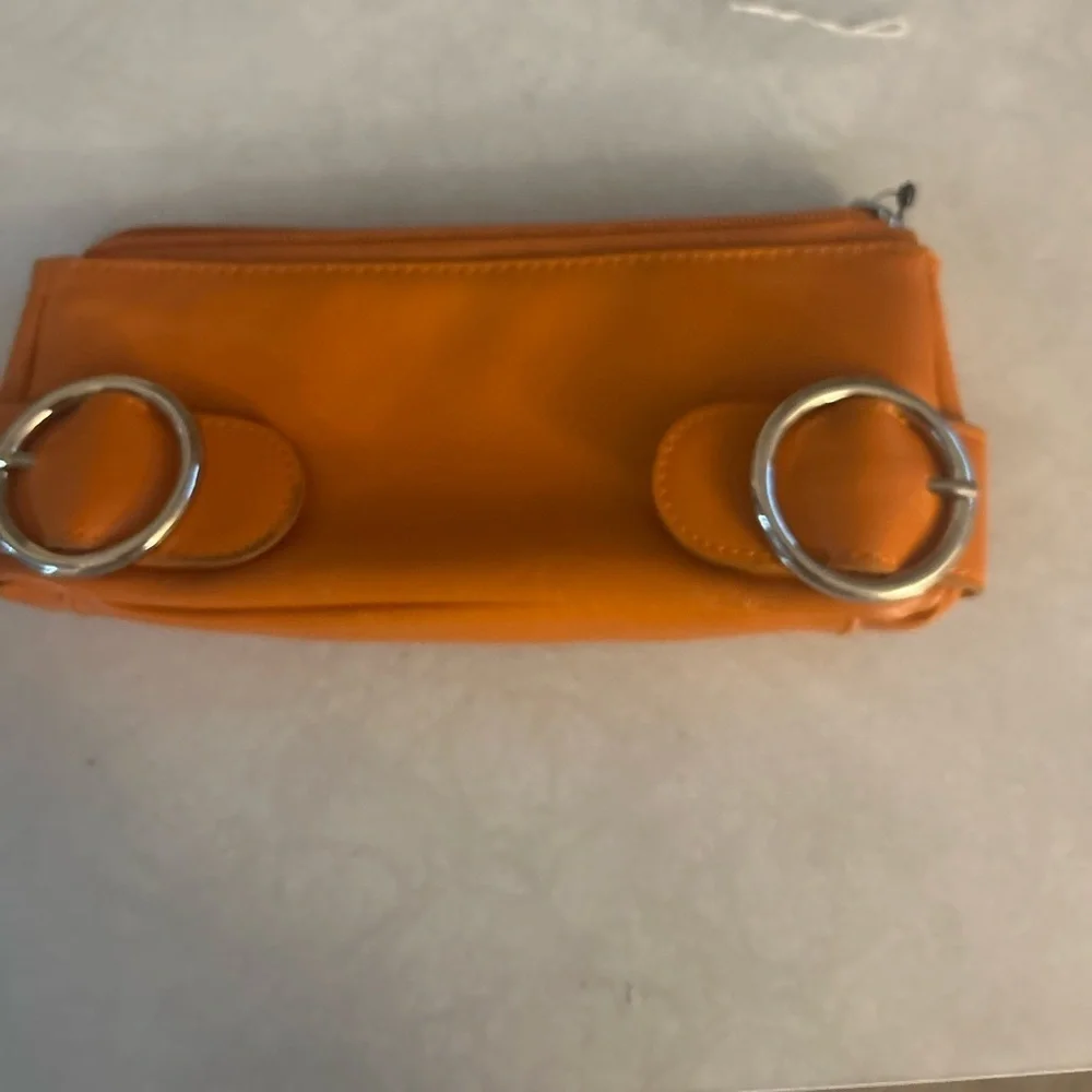 Orange Vintage Faux Leather Nordstrom Bag